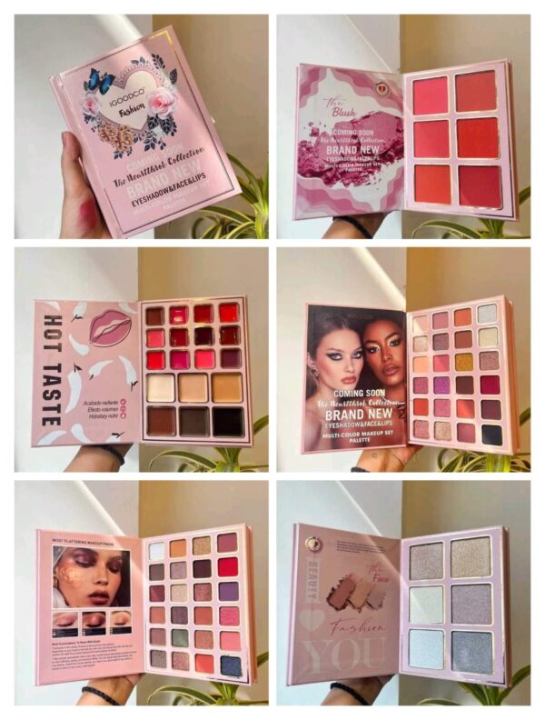 IGOODCO FASHION (5 IN 1) MAKEUP BOOK PALETTE